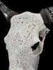 Fully carved cow skulls with Small Lotus Carving Skull,A/179