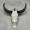 Buffalo Carved Badong - Skull,A/057