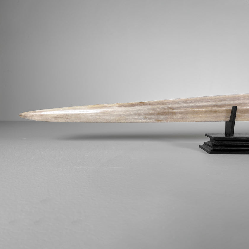 Carved Tusks 23/EX/007 Carving dragon phoenix