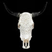 Bull Skull Carved Tradball - Skull,A/150