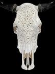 Bull Skull Carved Tradball - Skull,A/150