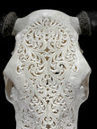 Bull Skull Carved Tradball - Skull,A/150