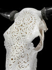 Bull Skull Carved Tradball - Skull,A/150