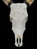 Carved Cow Skulls with Star Mandala Carving Skull,A/185
