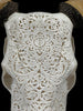 Carved Cow Skulls with Star Mandala Carving Skull,A/185