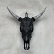 Cow & Horns Carved Big Lotus - Skull,A/040