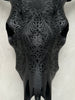 Cow & Horns Carved Big Lotus - Skull,A/040