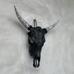 Cow & Horns Carved Big Lotus - Skull,A/040