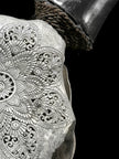 Carved Cow Skulls with Flower Mandala Carving Skull,A/184