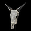 Carved Cow Skulls with Flower Mandala Carving Skull,A/184