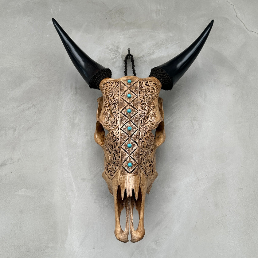 Cow Carved Ketupat - Skull,A/016