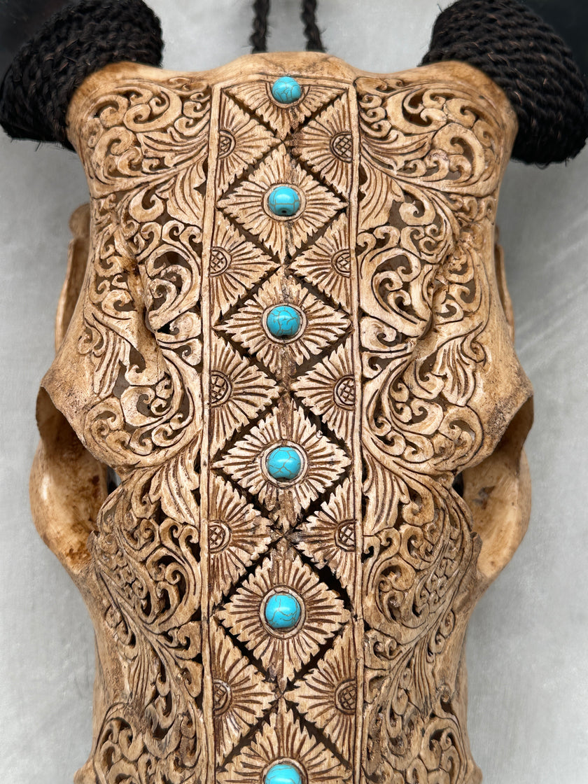 Cow Carved Ketupat - Skull,A/016