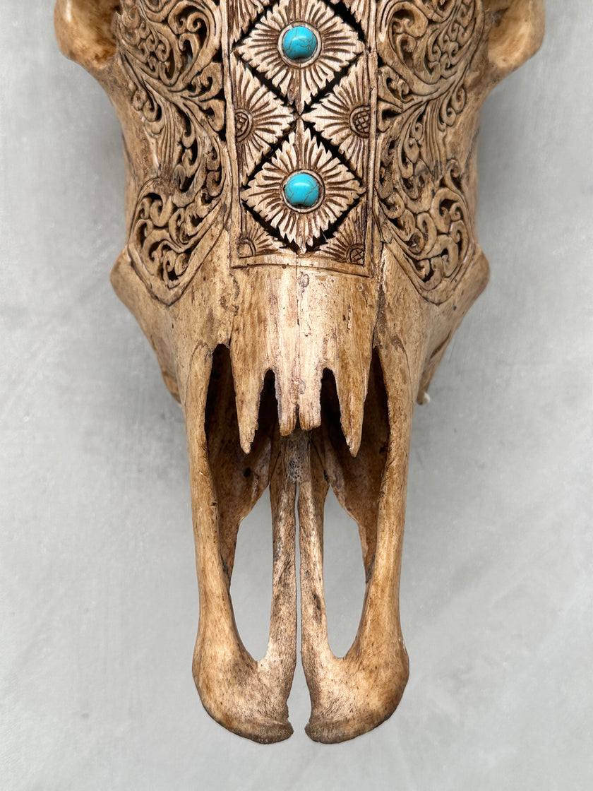 Cow Carved Ketupat - Skull,A/016