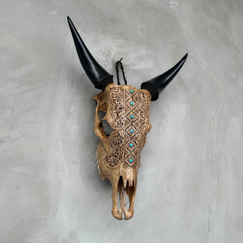 Cow Carved Ketupat - Skull,A/016