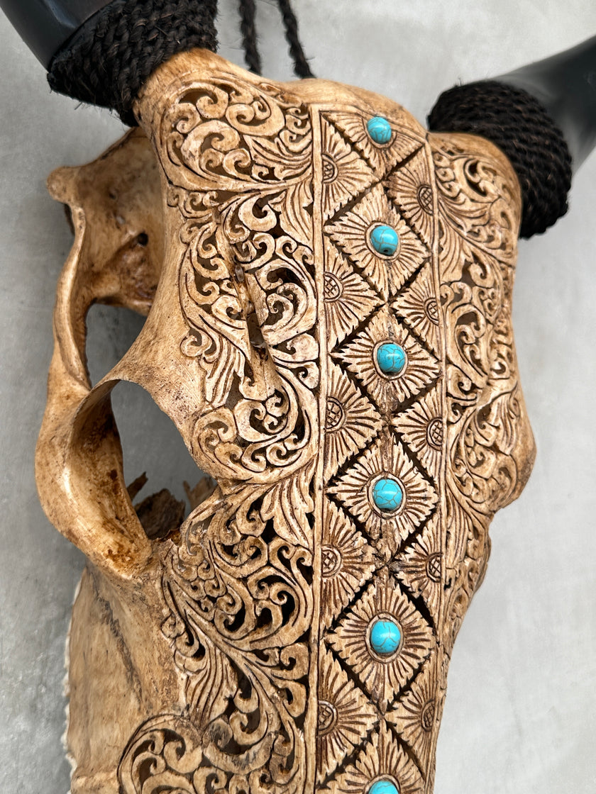 Cow Carved Ketupat - Skull,A/016