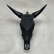 Bull Skull Carved Floral - Skull,A/048