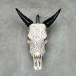 Cow Carved Floral - Skull,A/006