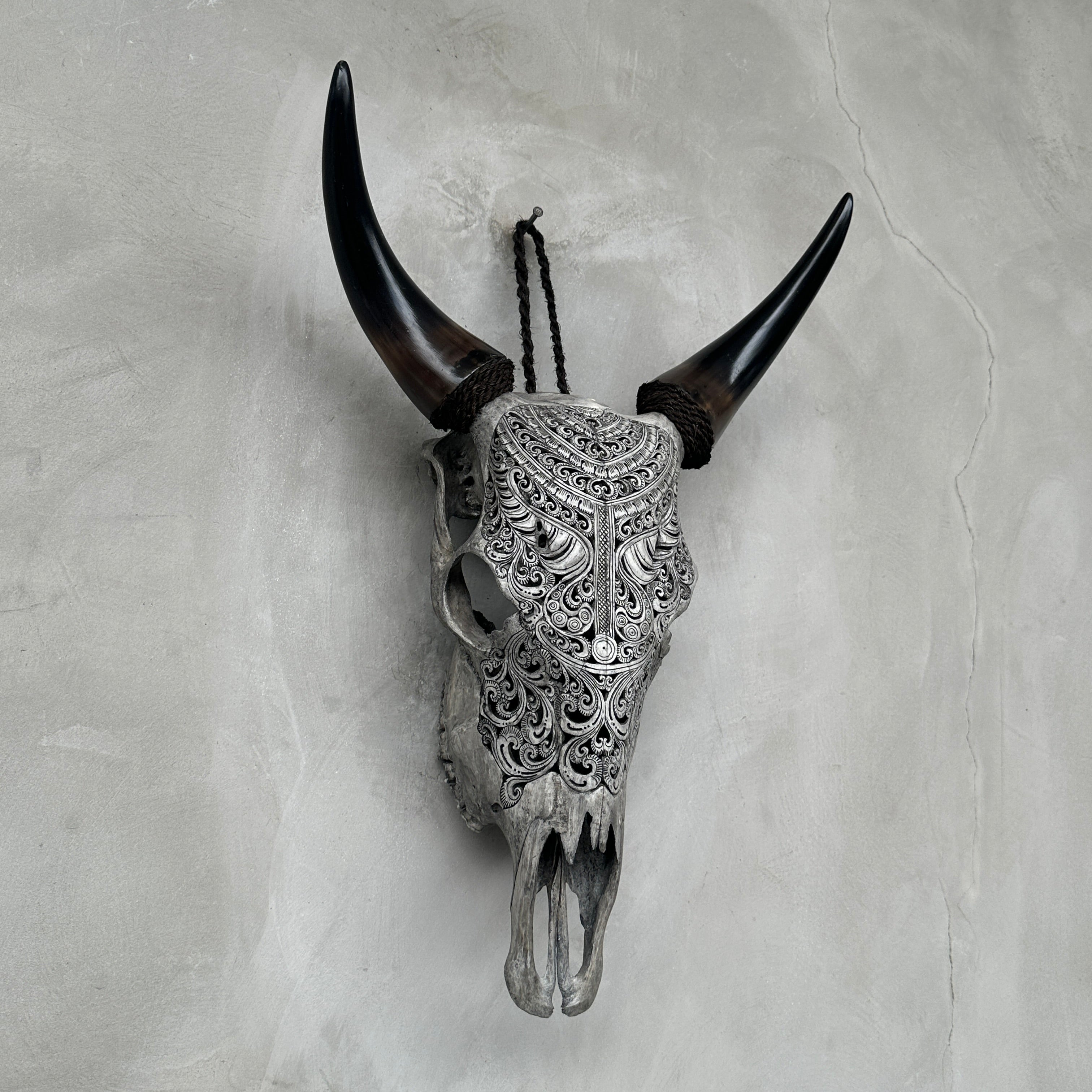 Cow Carved Badong - Skull,A/002