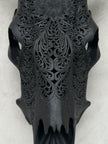 Cow Carved Big Lotus - Skull,A/009