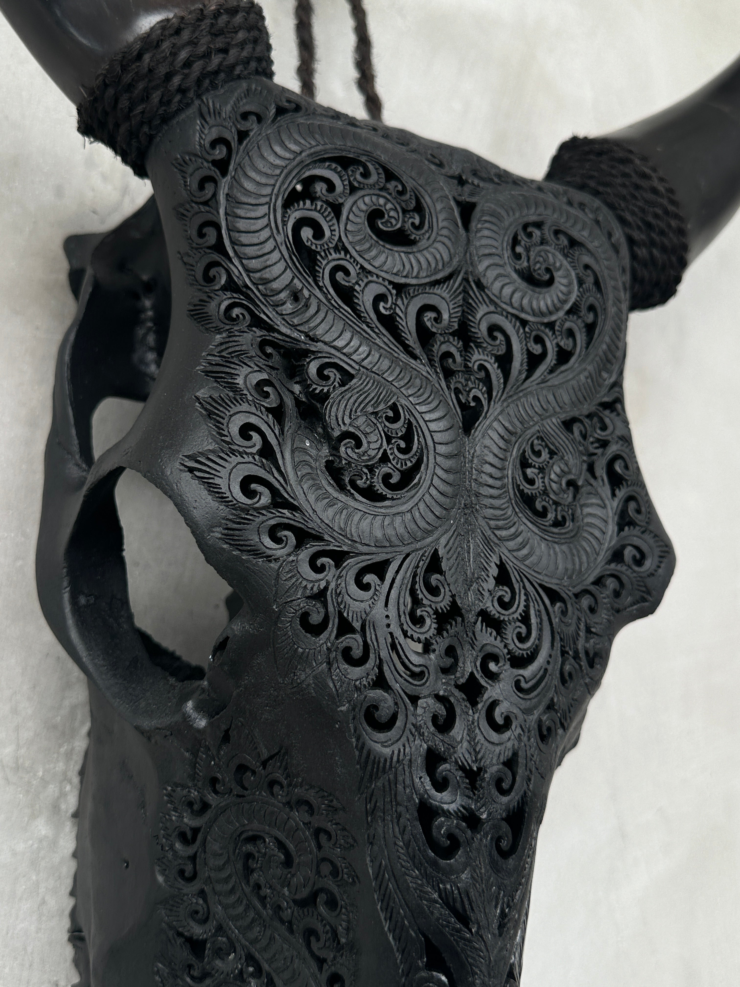 Cow Carved Daun - Skull,A/001