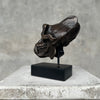 Bronze Gorilla Skull Patinated Brons - Small