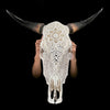 Bull Skull Carved Star Mandala - Skull,A/152