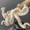 A Stunning Hand Carved Octopus With Horn on a Stand - 7M/109