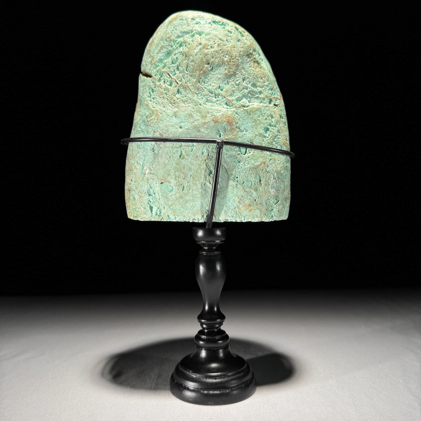 Stone Freeform with stand green smithsonite-X2/307