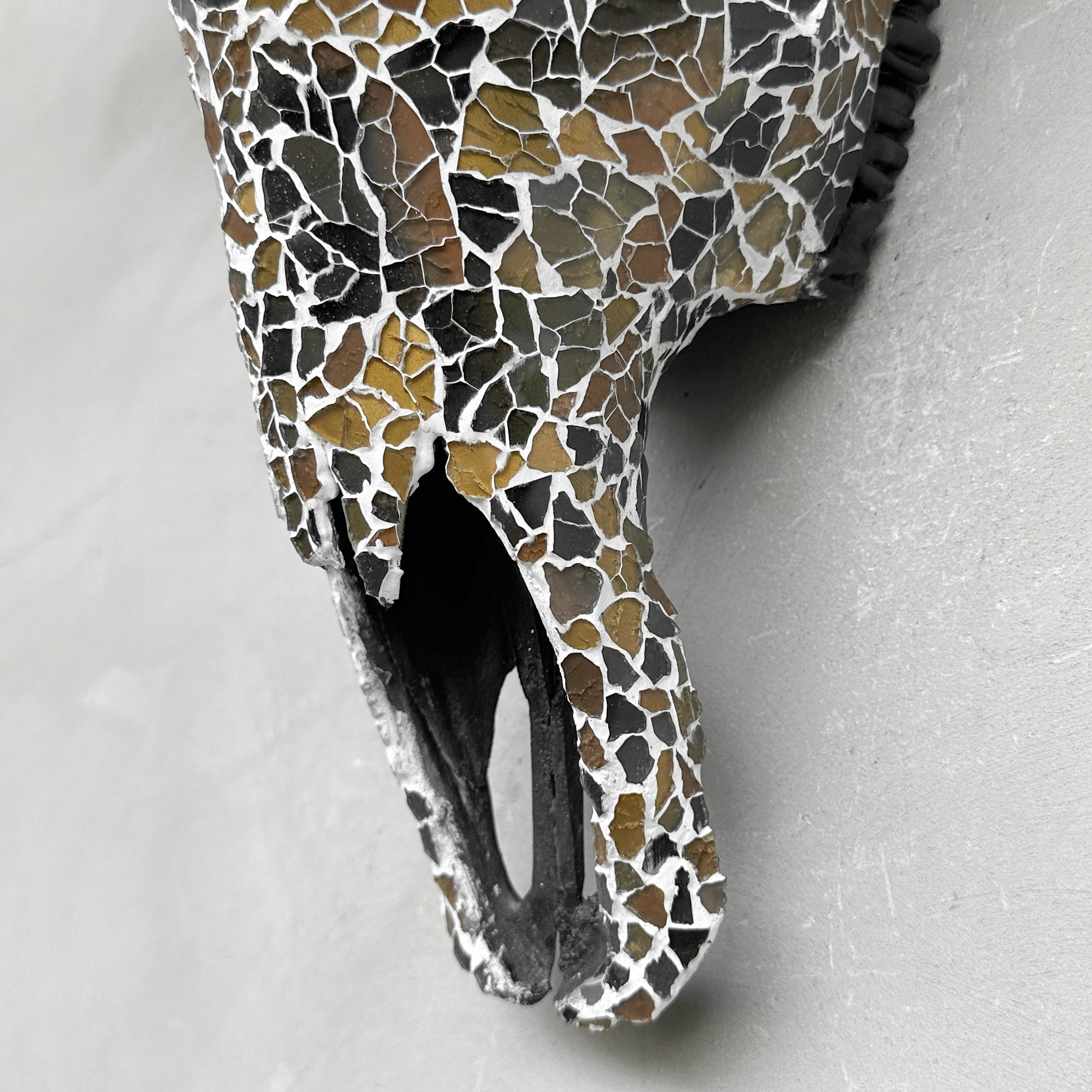 Glass Mosaic Skull 23/ETSY/517