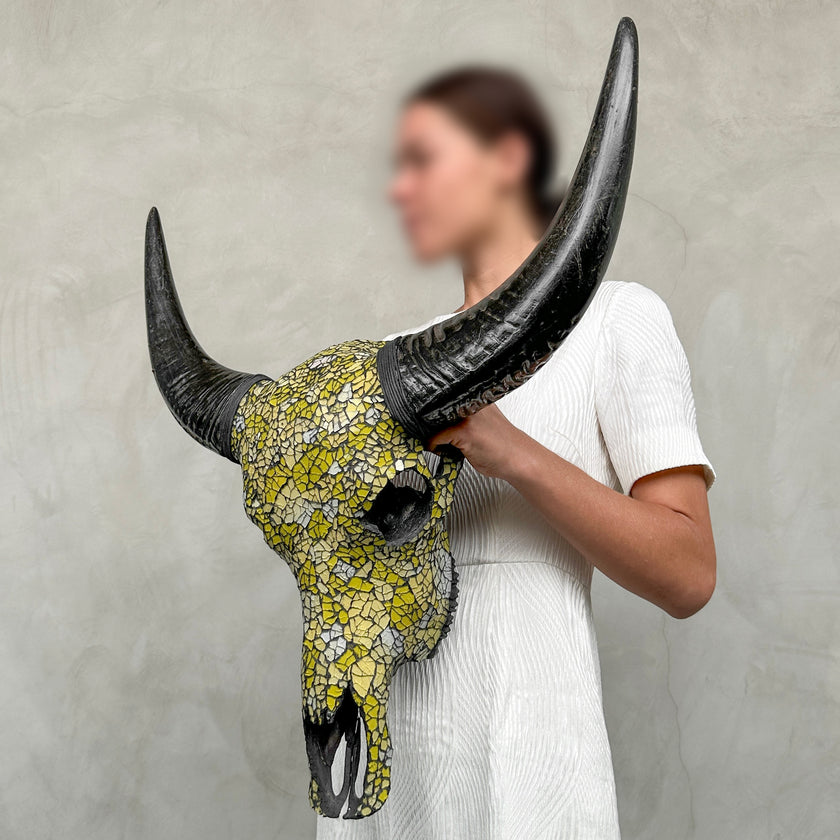 Glass Mosaic Skull 23/ETSY/518