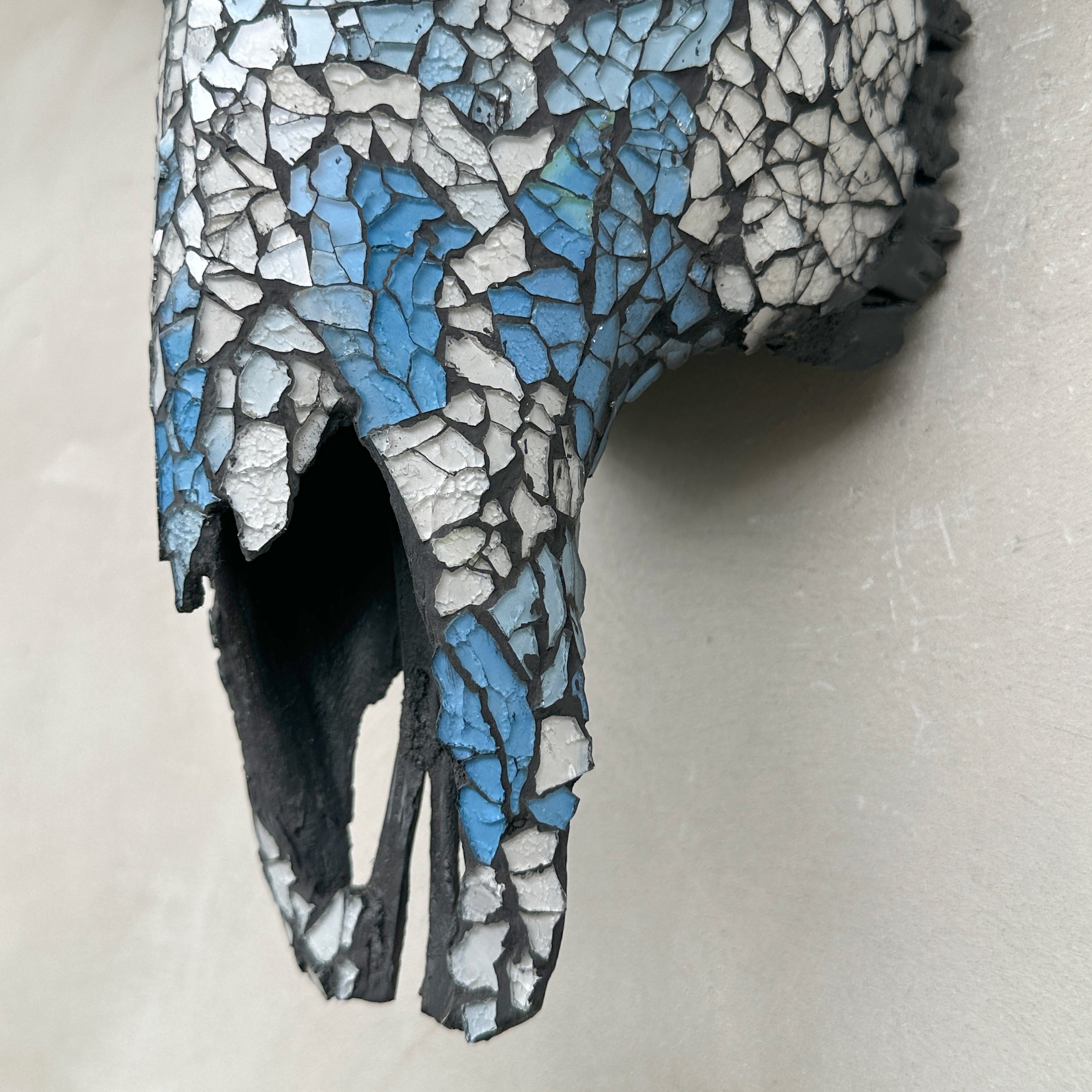 Glass Mosaic Skull 23/ETSY/524