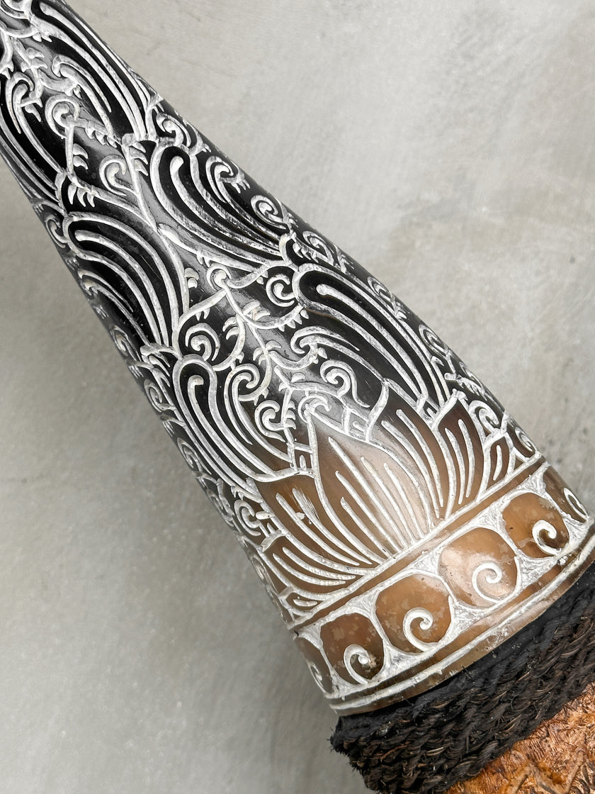 Fully carved cow skulls with Small Lotus Carving Skull,A/078