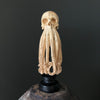 Tamarind Wood Skull with Carved Tentacles - 7G/110