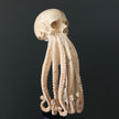 Tamarind Wood Skull with Carved Tentacles - 7G/110