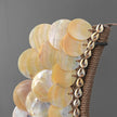 SN3 - Decorative Shell Necklace on custom stand - Shells and Natural Fibres - 22/EX/357