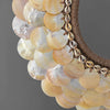 SN3 - Decorative Shell Necklace on custom stand - Shells and Natural Fibres - 22/EX/357