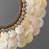 SN3 - Decorative Shell Necklace on custom stand - Shells and Natural Fibres - 22/EX/357