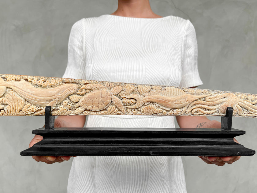 Carved Swordfish Marine carving O1/017