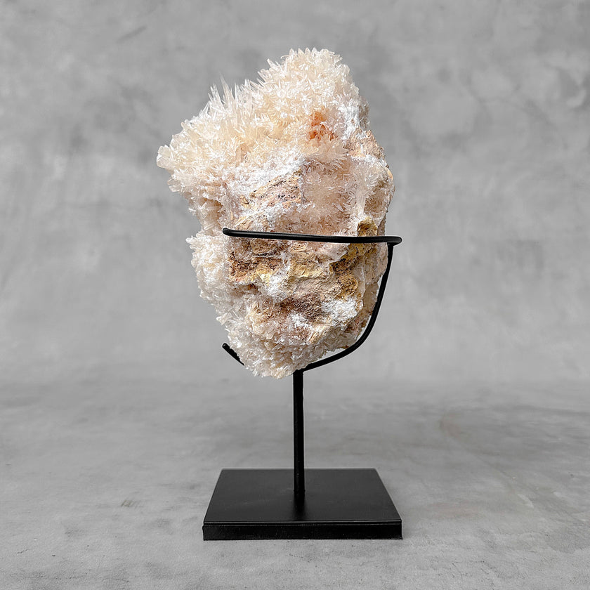 Beautiful Quartz Crystal cluster on a custom stand CC/512
