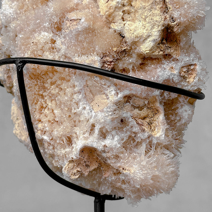 Beautiful Quartz Crystal cluster on a custom stand CC/512