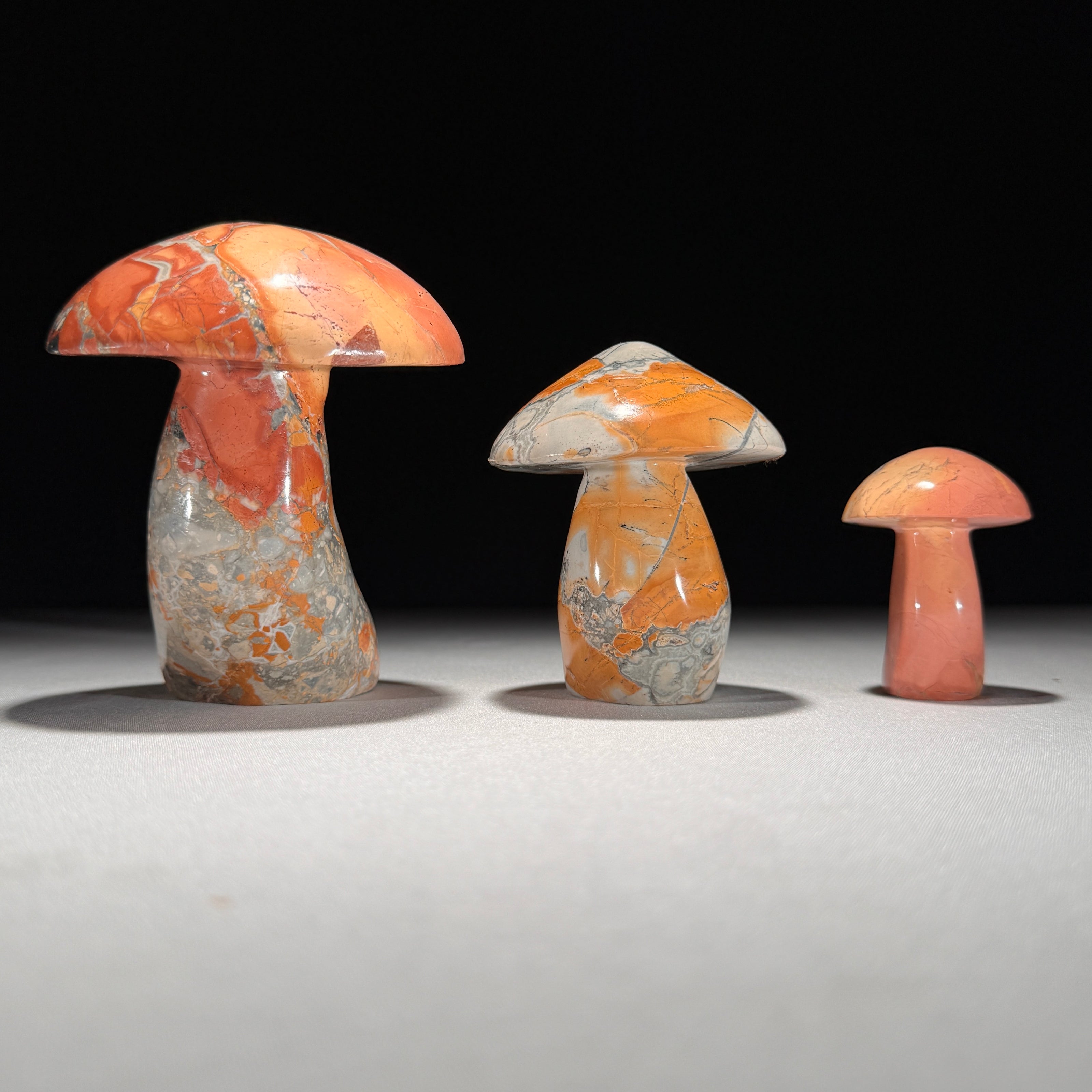 Set 3 Mushroom Maligano red-X2/473