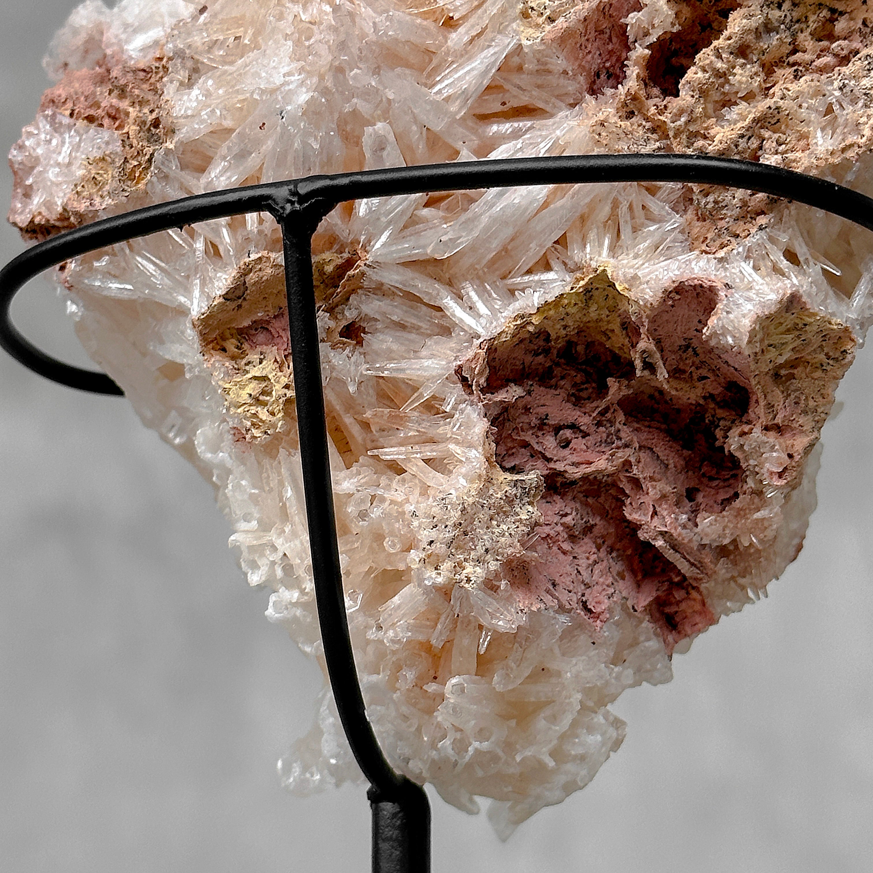 Beautiful Quartz Crystal cluster on a custom stand CC/521