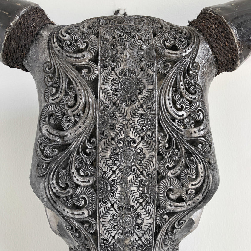 Real Carved Bull Skull 22/EX/446