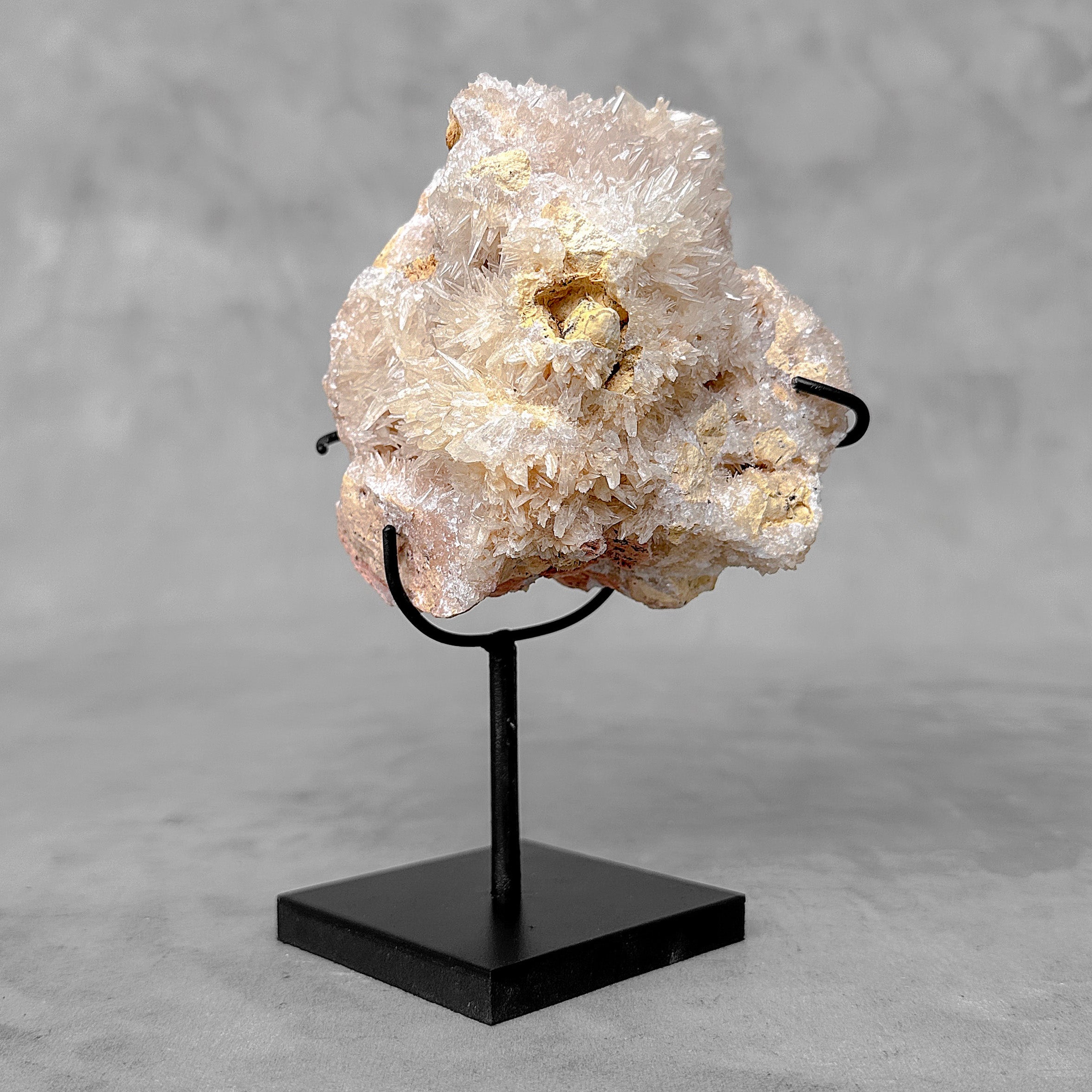 Beautiful Quartz Crystal cluster on a custom stand CC/533