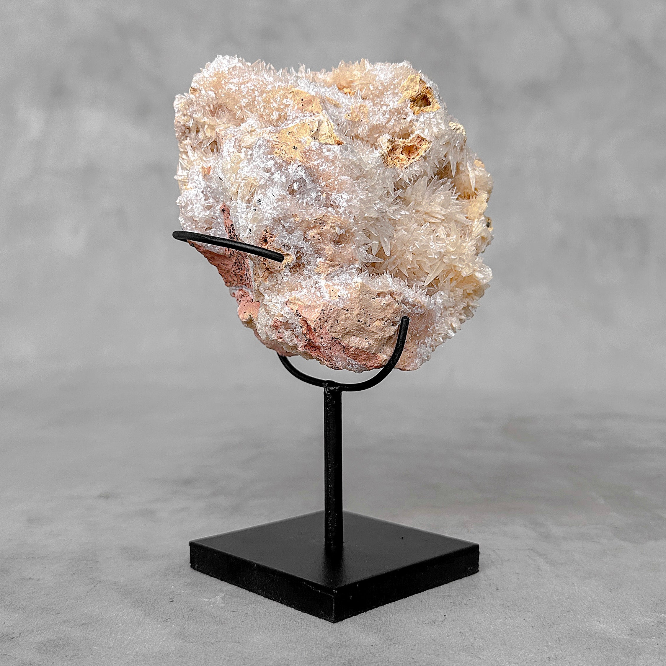 Beautiful Quartz Crystal cluster on a custom stand CC/533