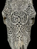 Bull Skull Carved Flower Mandala - Skull,A/154
