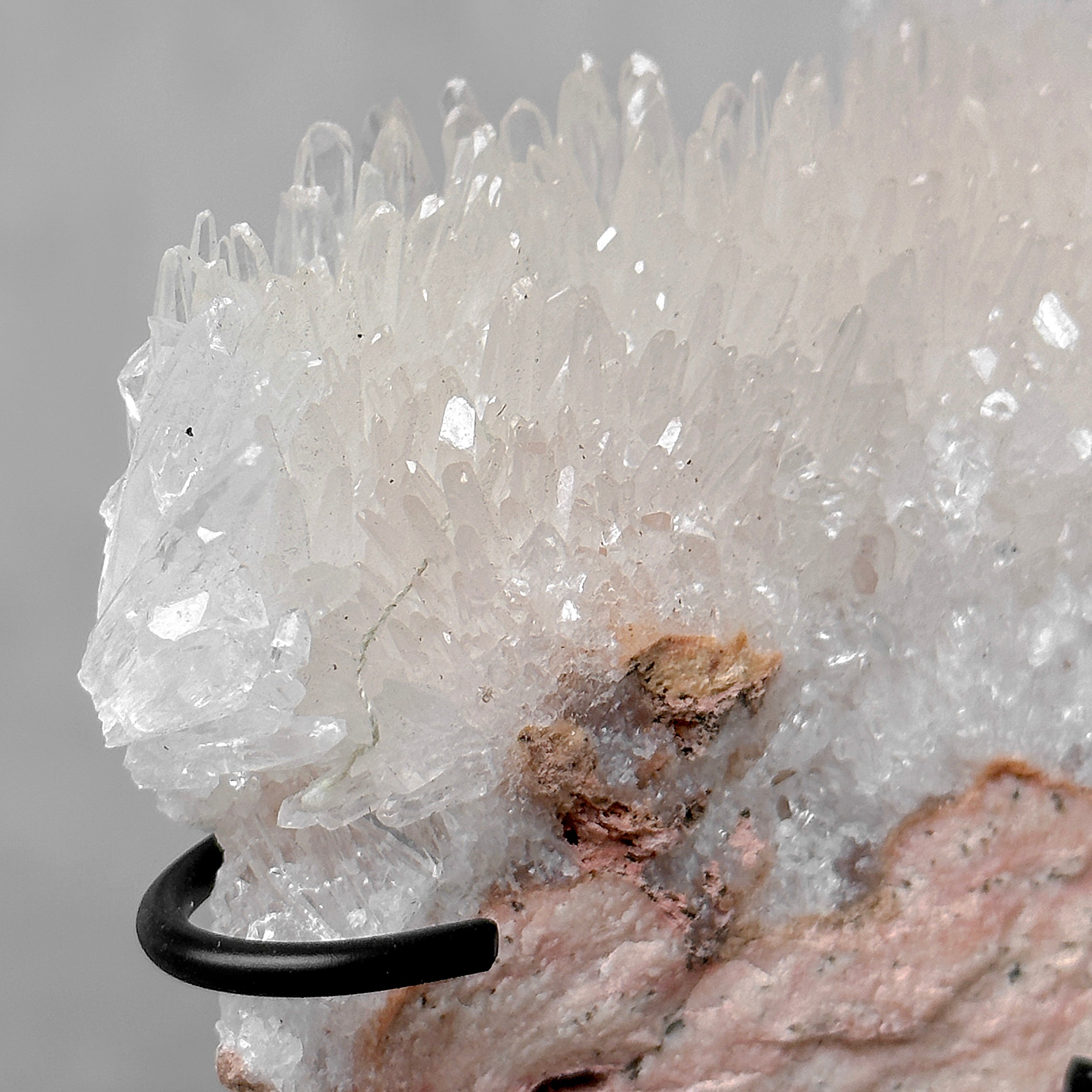 Beautiful Quartz Crystal cluster on a custom stand CC/534