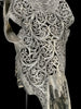 Bull Skull Carved Flower Mandala - Skull,A/154