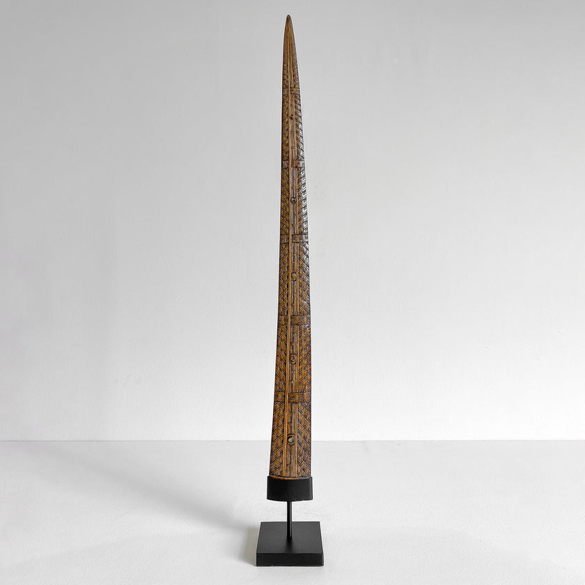 Maori carving Tusks 22/EX/531 Carving Rauponga