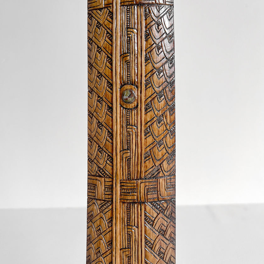 Maori carving Tusks 22/EX/531 Carving Rauponga